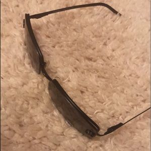 Chanel Black Cc Logo Rimless Sunglasses